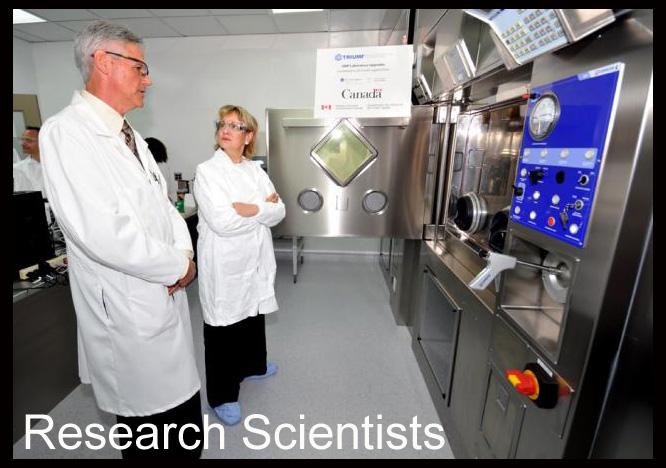 where do research scientists work